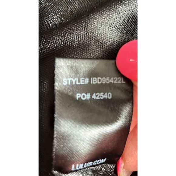 Lulus Loving Life Black Lace Strapless Bodycon Dress Size Small NWT - Picture 12 of 13